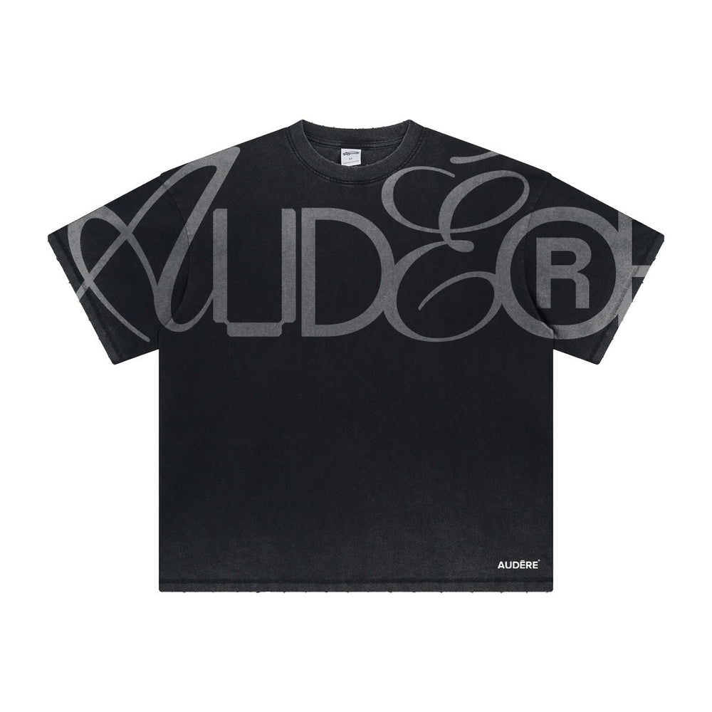 Calligraphy Tee - Stone Grey