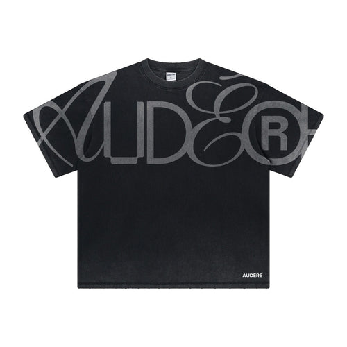 Calligraphy Tee - Stone Grey